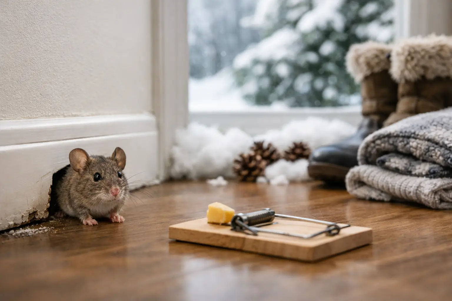 Comment éviter les souris en hiver