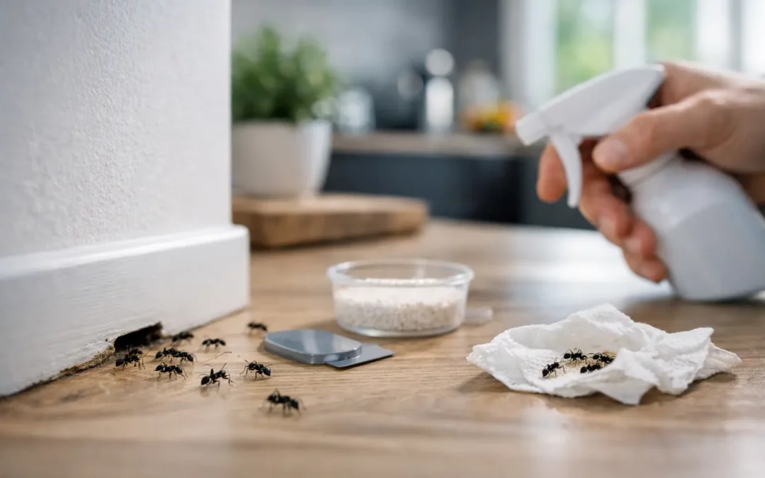 Fourmis dans la maison – que faire vite ?